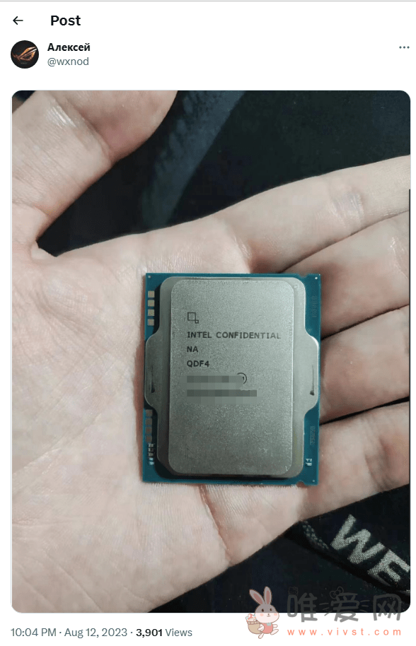 英特尔 Meteor Lake-S“LGA 1851” 的 CPU 实物曝：此前消息称已被取消或改名！